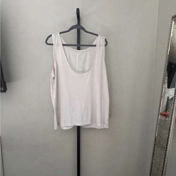 Athleta White Twist-Front Tank Top - Picture 2 of 4